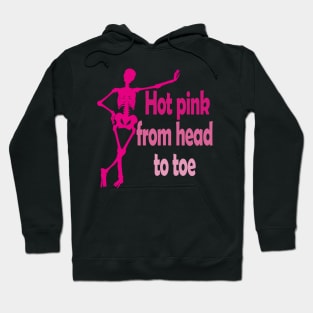 Hot Pink - Skeleton Hoodie